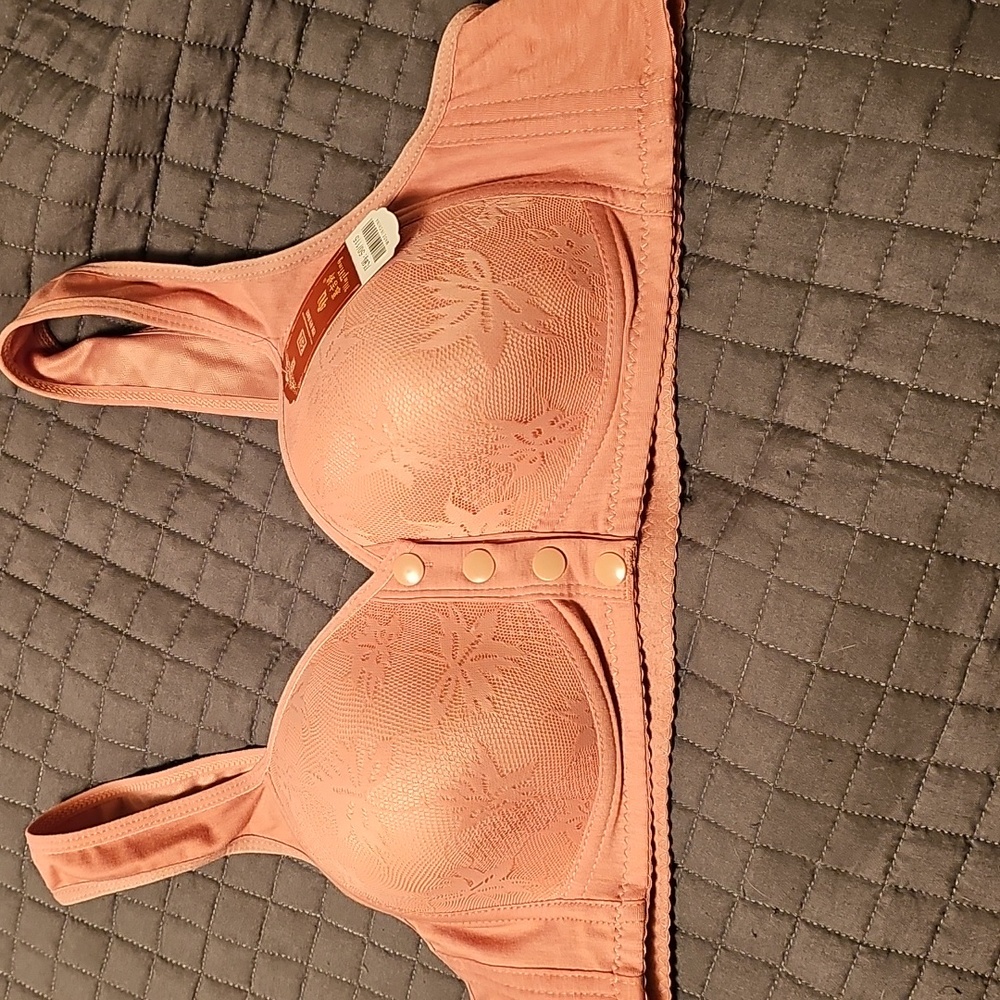 Mauve Snap Front Enclosure Bra Size 50/115 Brand New With Tags